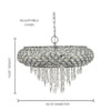 Bevers 5-Light Unique / Statement Geometric Chandelier 14.25'' H x 18.75'' W x 18.75'' D
