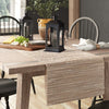Bevis Shimmering Woven Nubby Table Runner