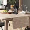 Bevis Shimmering Woven Nubby Natural Table Runner