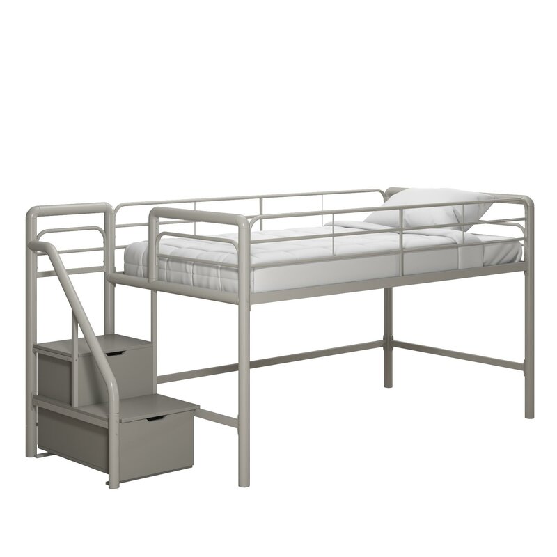 Bewley Junior Twin Low Loft Bed with Drawers K8546