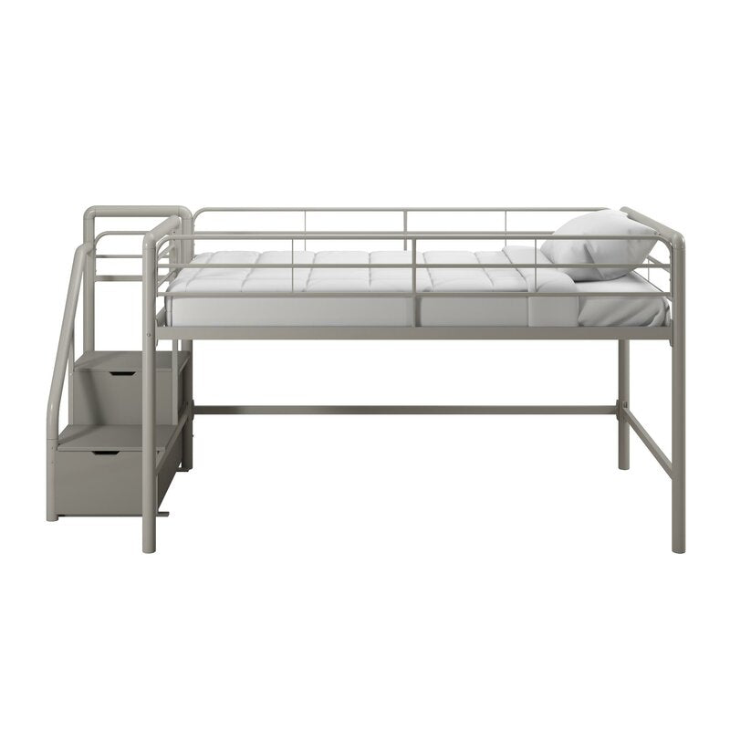 Bewley Junior Twin Low Loft Bed with Drawers K8546
