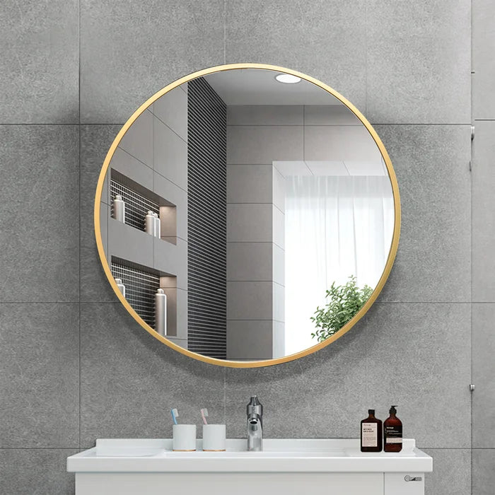16" x 16" Gold Bhagwanaram Mirror