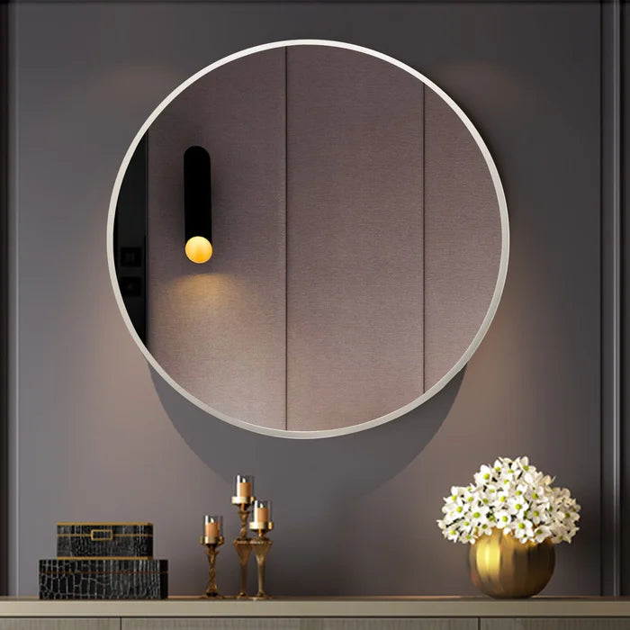 18" x 18" Silver Bhagwanaram Mirror