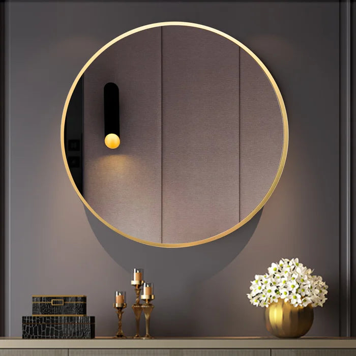 16" x 16" Gold Bhagwanaram Mirror