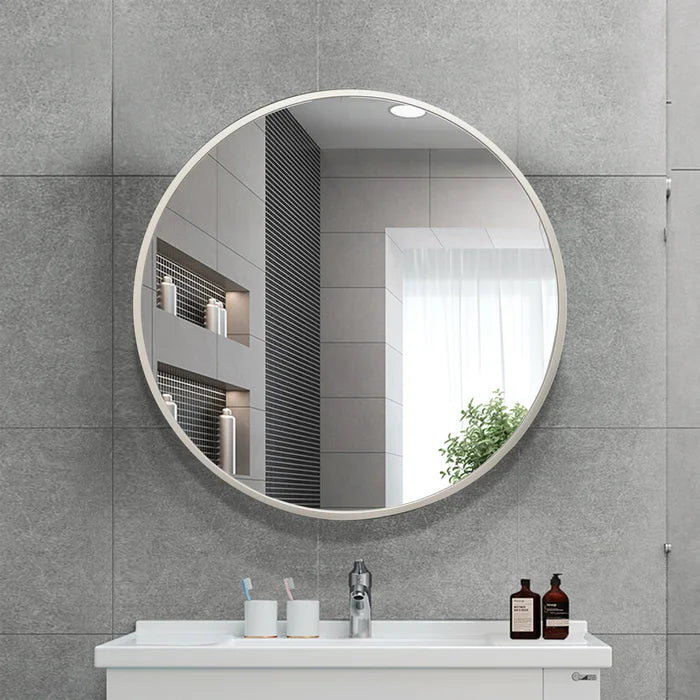 18" x 18" Silver Bhagwanaram Mirror