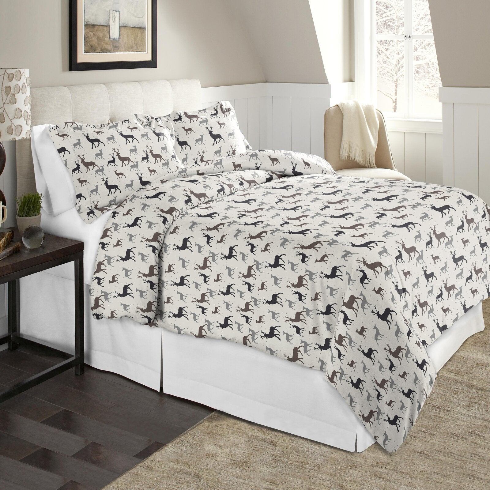 Bhavya 100% Cotton Flannel Sheet Set SC496