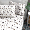 Bhavya 100% Cotton Flannel Sheet Set SC496