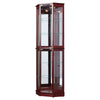 Biali Lighted Corner Curio Cabinet 7146