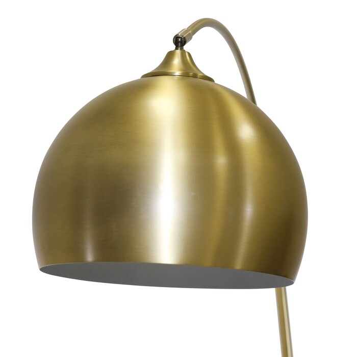 Bianchi 77" Arched Floor Lamp, Gold (#K5981)