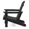 Black Bickham Plastic Folding Adirondack Chair