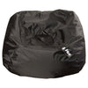 Big Joe Standard Bean Bag Chair and Lounger, Stretch Limo Black (#K2065)
