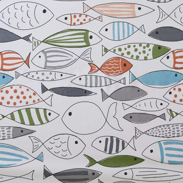 Billericay Cotton Printed Single Shower Curtain