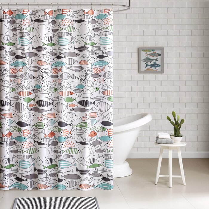Billericay Cotton Printed Single Shower Curtain