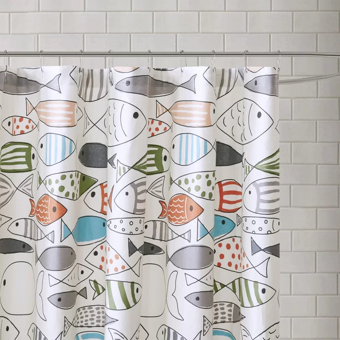 Billericay Cotton Printed Single Shower Curtain