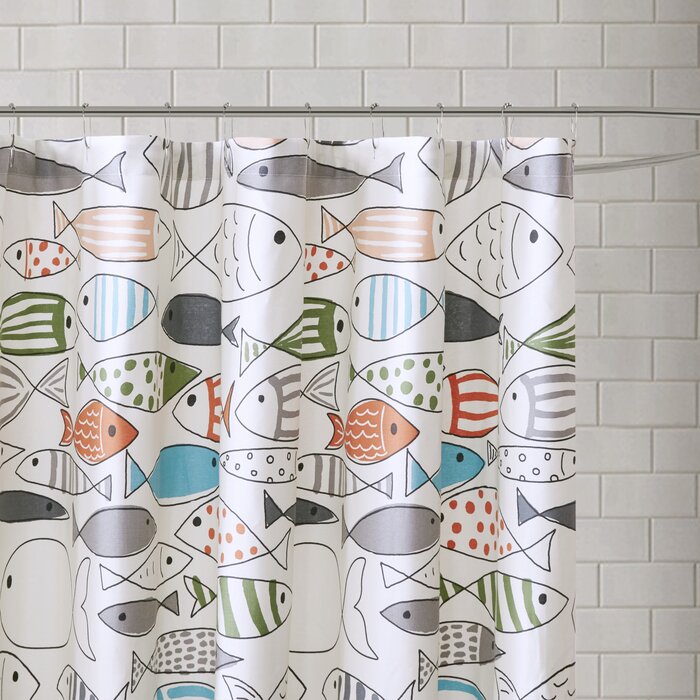 Billericay Cotton Printed Single Shower Curtain