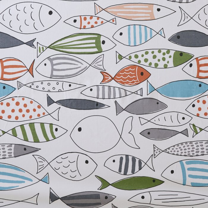 Billericay Cotton Printed Single Shower Curtain