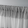 Billie-Mae Striped Semi-Sheer Rod Pocket Curtain Panels (Set of 2), B93-DS384