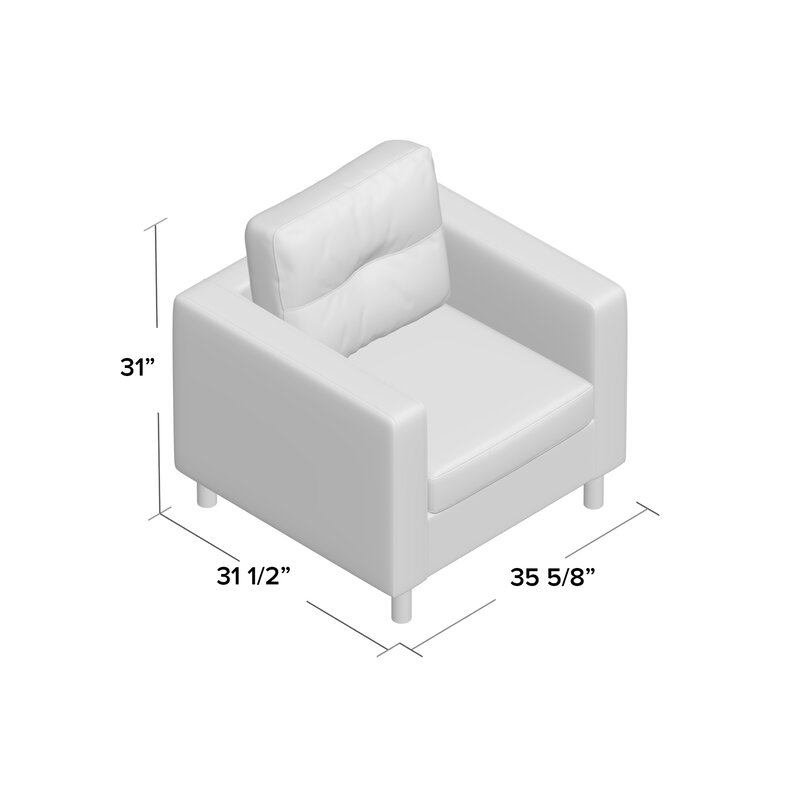 Billiejoe 32.68'' Wide Club Chair CYB124