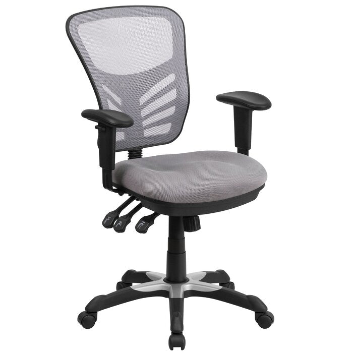 Billups Ergonomic Mesh Task Chair, White (#157)