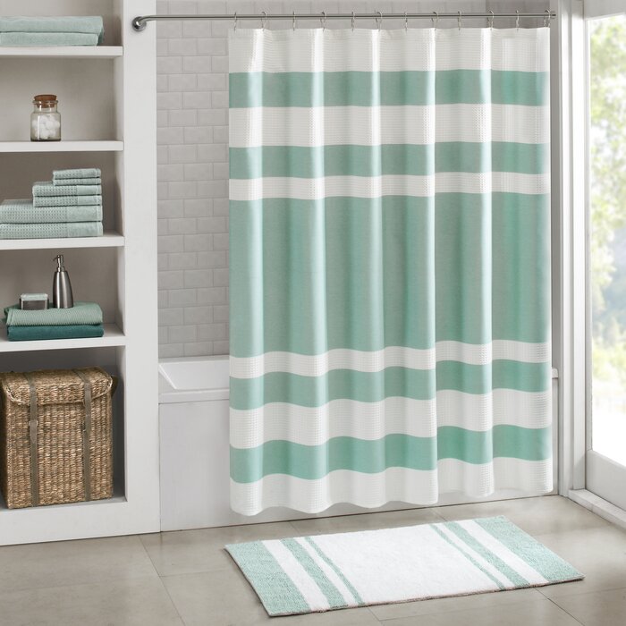 Bilst Striped Single Shower Curtain