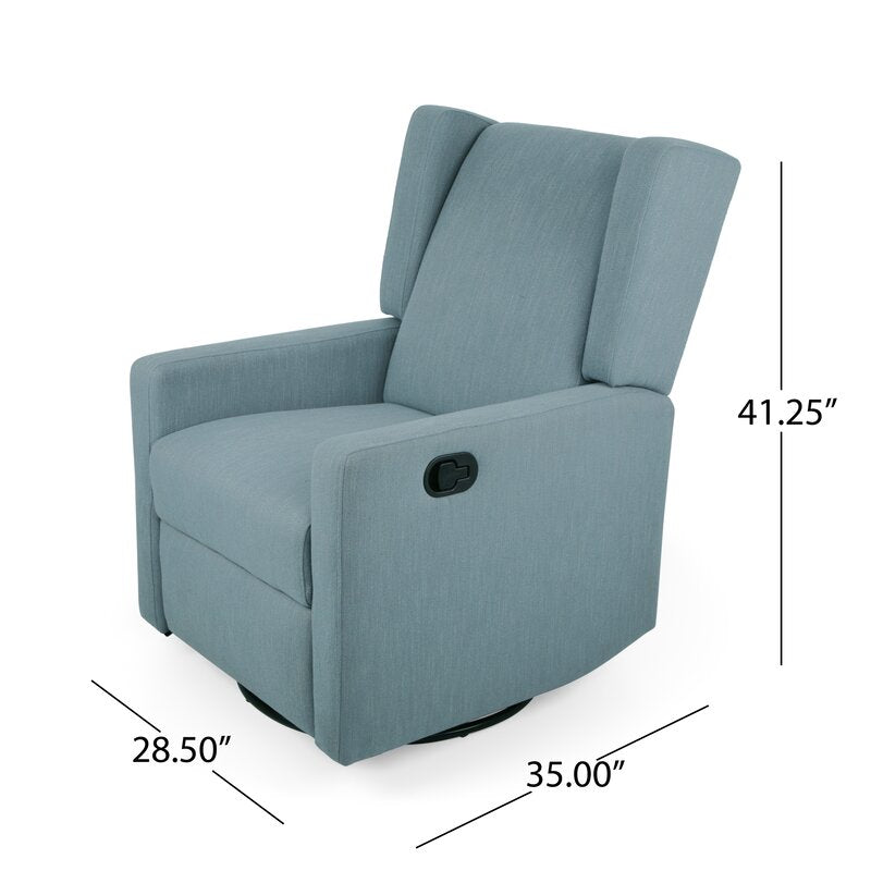 Bines 28.5'' Wide Manual Swivel Club Recliner HB301