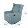 Bines 28.5'' Wide Manual Swivel Club Recliner HB301