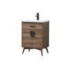 Binford Free Standing Single Bathroom Vanity with Ceramic Top