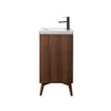 Binford Free-standing Single Bathroom Vanity with Ceramic Vanity Top