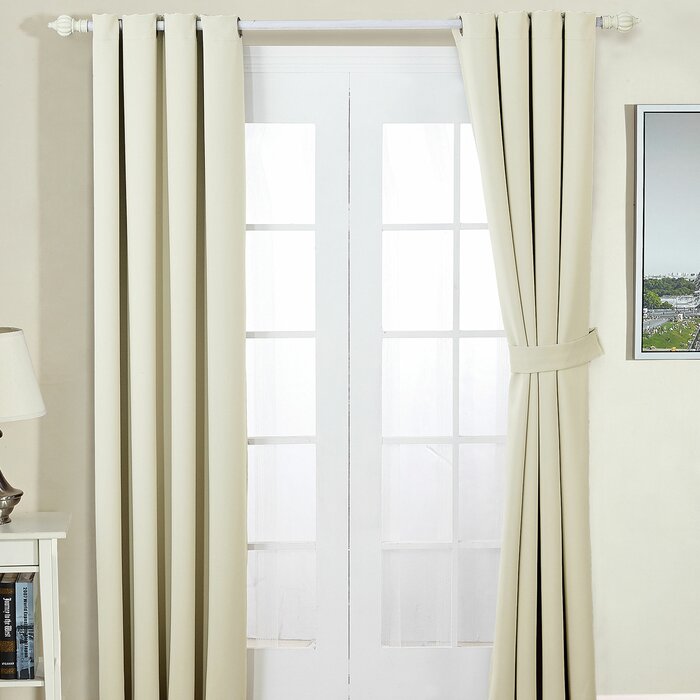 54" W x 96" L Bingaman Polyester Blackout Curtain Pair (Set of 2)