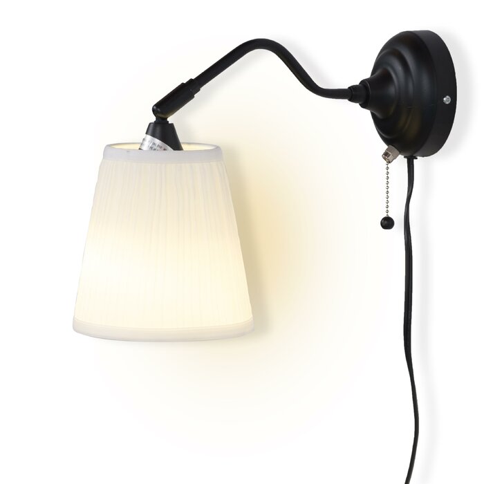 Black Binghamton 1-Light Plug-In Swing Arm #LX4120