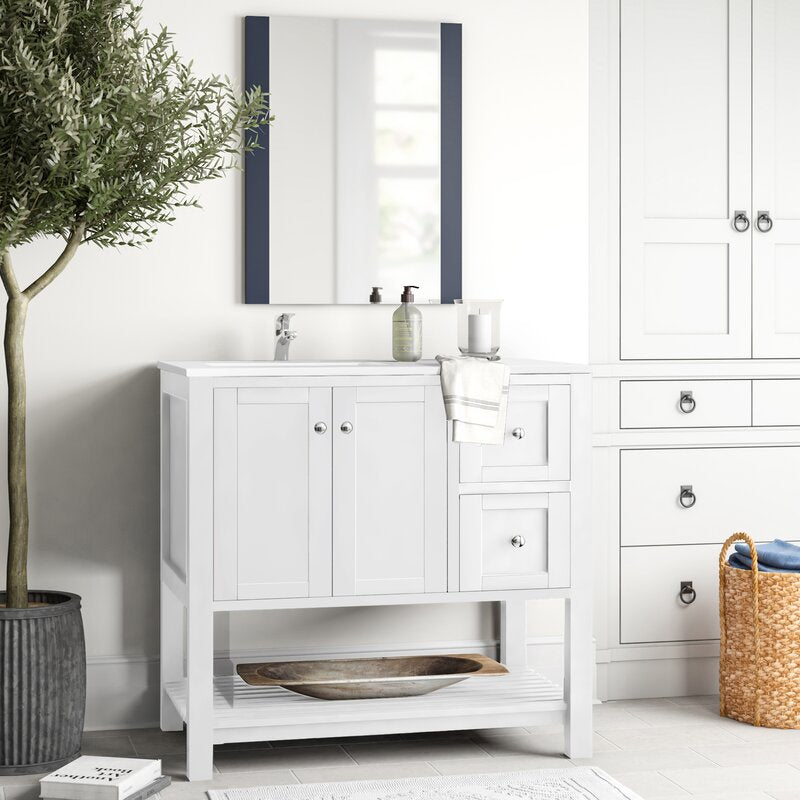 Binne Open Cabinet 36" Single Bathroom Vanity Set