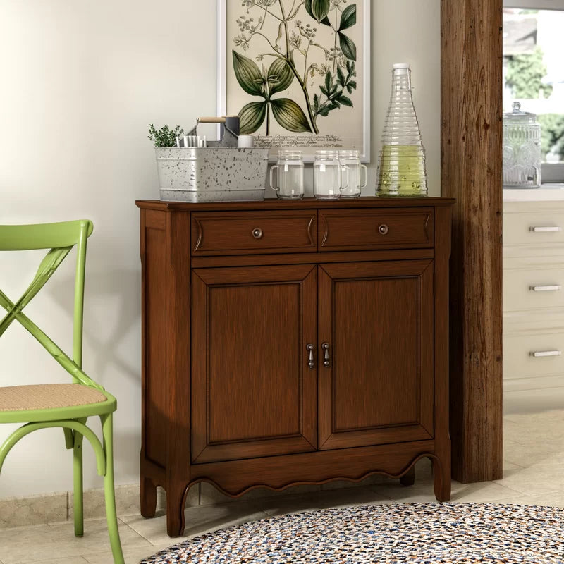 Binns 35.25'' Tall 2 - Door Accent Cabinet