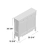 Binns 35.25'' Tall 2 - Door Accent Cabinet