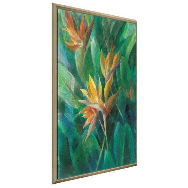 Bird Of Paradise II - Painting 43.5"x27.5"x2"