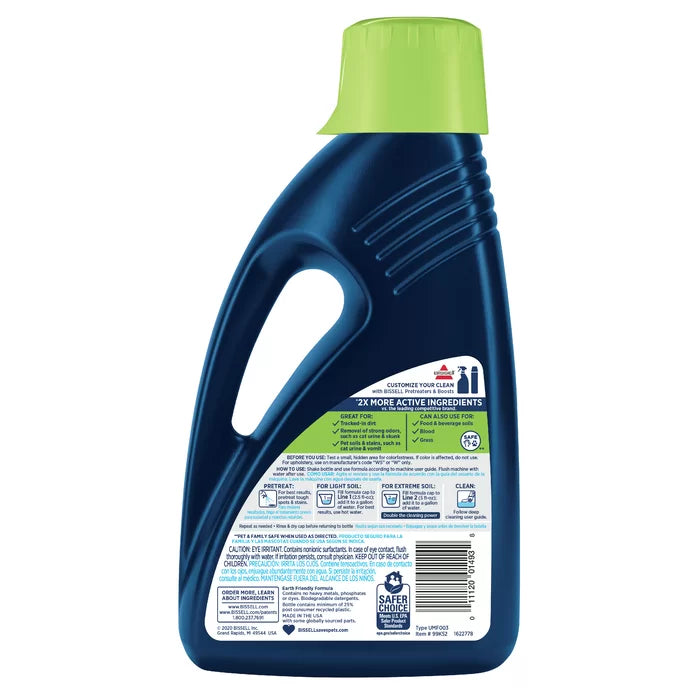 60oz Bissell 2X Pet Stain and Oder Formula