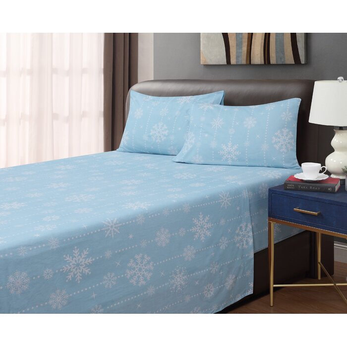 Bissette Snowflake Abstract Sheet Set FULL EE1332