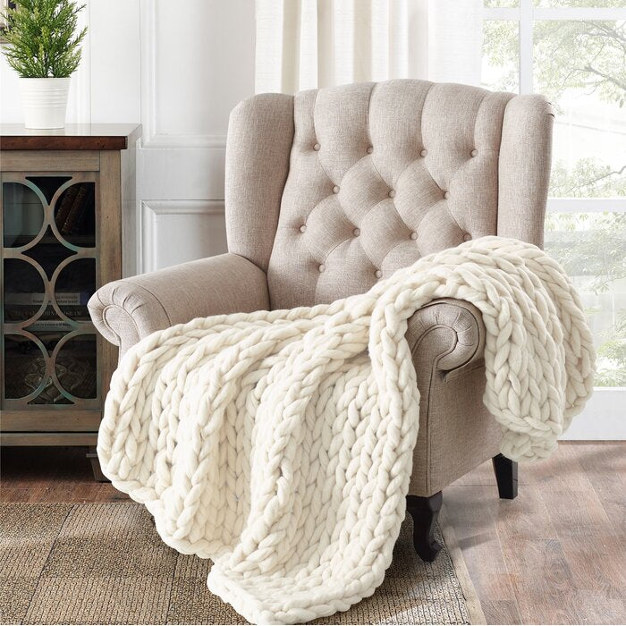 Bittner Throw, Ivory (#K6194)