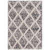 Beeson Geometric Handmade Flatweave Ivory/Black 2’3” x 8’ Runner Rug KRUG098