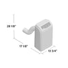 Black + Decker 14000 BTU Portable Air Conditioner for 300 Square Feet Sq. Ft. with Remote Included