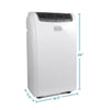 Black + Decker 14000 BTU Portable Air Conditioner for 700 Square Feet Sq. Ft. with Heater and Remote Included