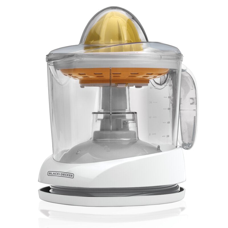 Black + Decker 34oz Citrus Juicer, White, CJ625 SC929
