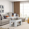 Black Lift Top Extendable Coffee Table With Storage