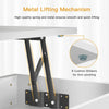 Black Lift Top Extendable Coffee Table With Storage