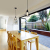 Black Pendant Light Metal Cage