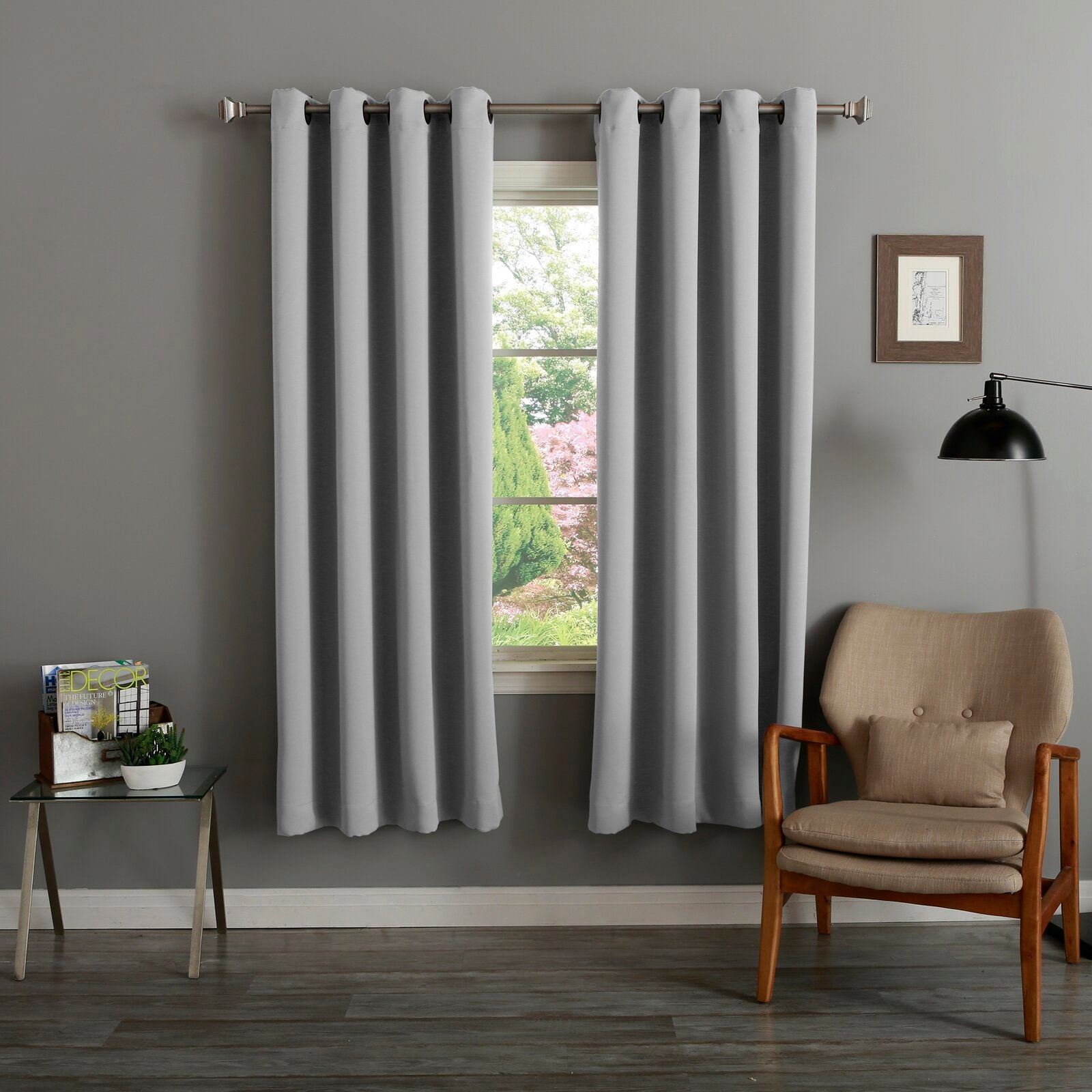 Blackout Thermal Grommet Curtain Panels (Set of 2) TJ151