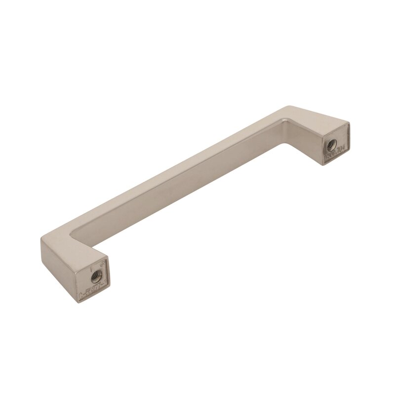 SET OF 3 Polished Nickel Blackrock Center to Center Bar Pulls