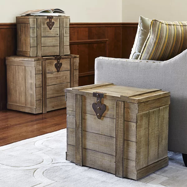 20.88" H x 24.75" W x 16.25" D Blakeney Accent Trunk