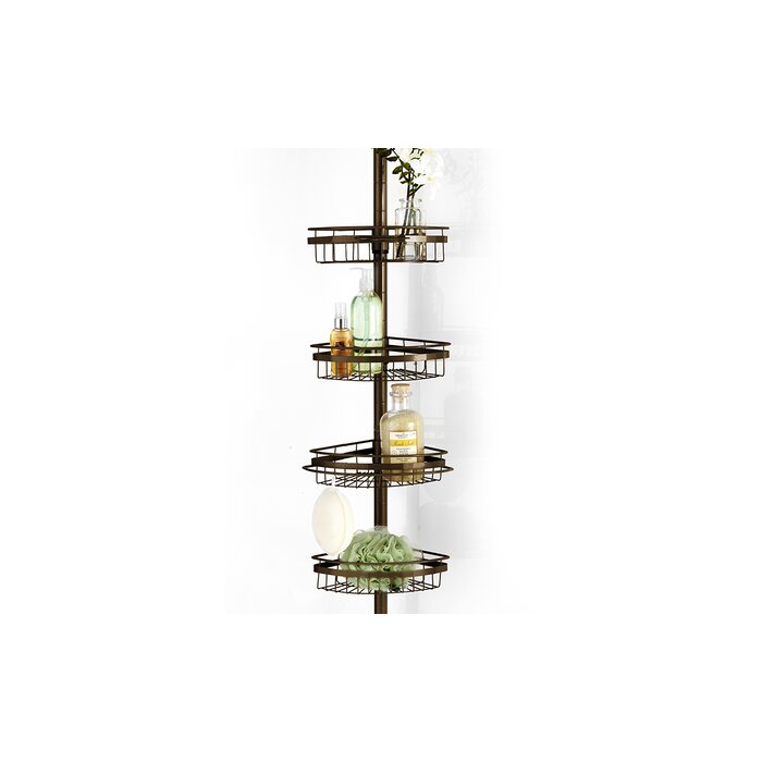 Blasford Tension Pole Stainless Steel Shower Caddy