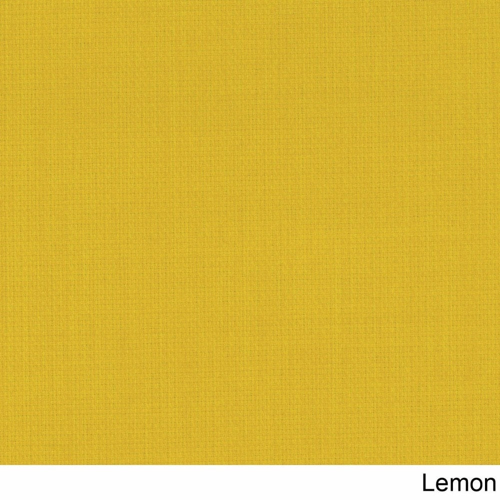 Blazing Needles 16-inch Indoor/Outdoor Chair Cushions (Set of 2) - 16" x 16" - Lemon