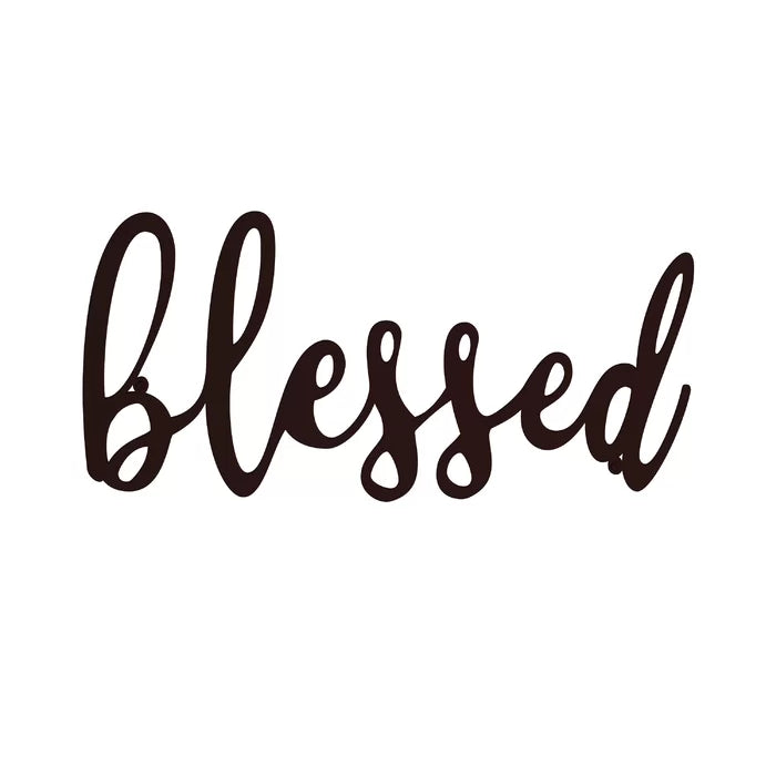 Blessed Metal Wall Décor